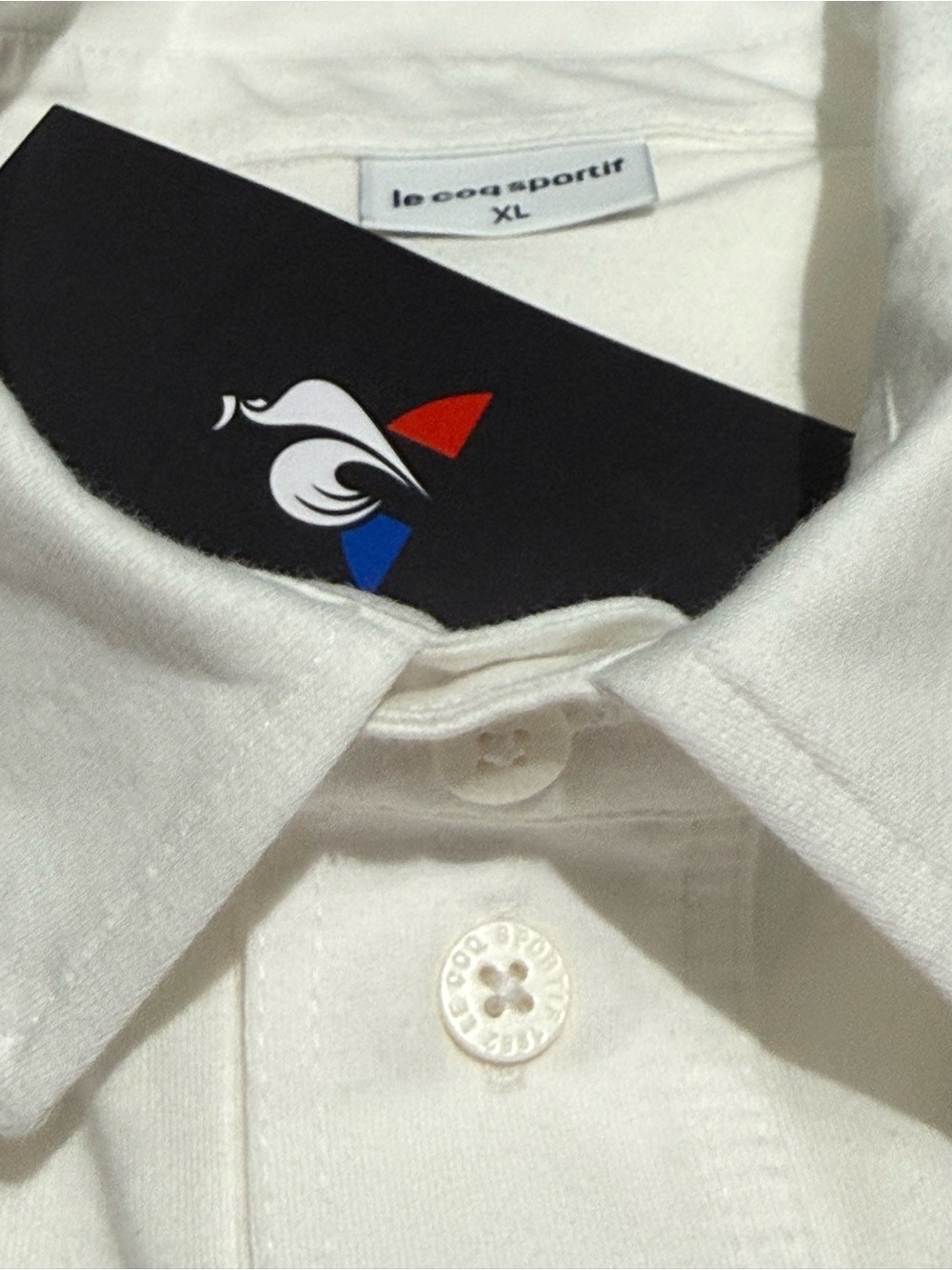 Le Coq Sportif Polo SS Presentation Tri N°1 Men's Polo Shirt • NWT • - Picture 7 of 7